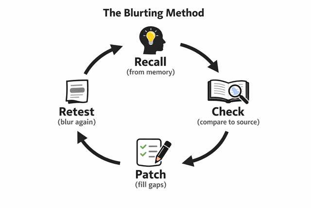 The Blurting Method An Active Recall Study Technique With Examples the-blurting-method-an-active-recall-study-technique-with-examples